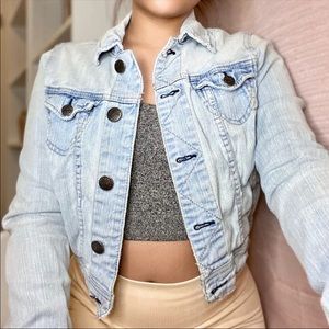 Cropped Jean Jacket